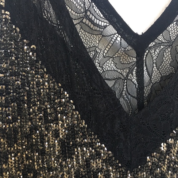 Sequin & Lace All Saints Tank Top - Picture 3 of 6